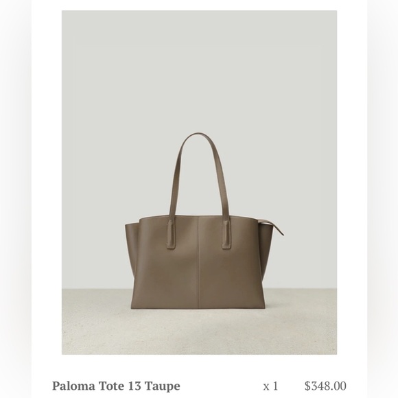 Freja NYC Paloma Tote 13 Mini in Taupe - Picture 1 of 7